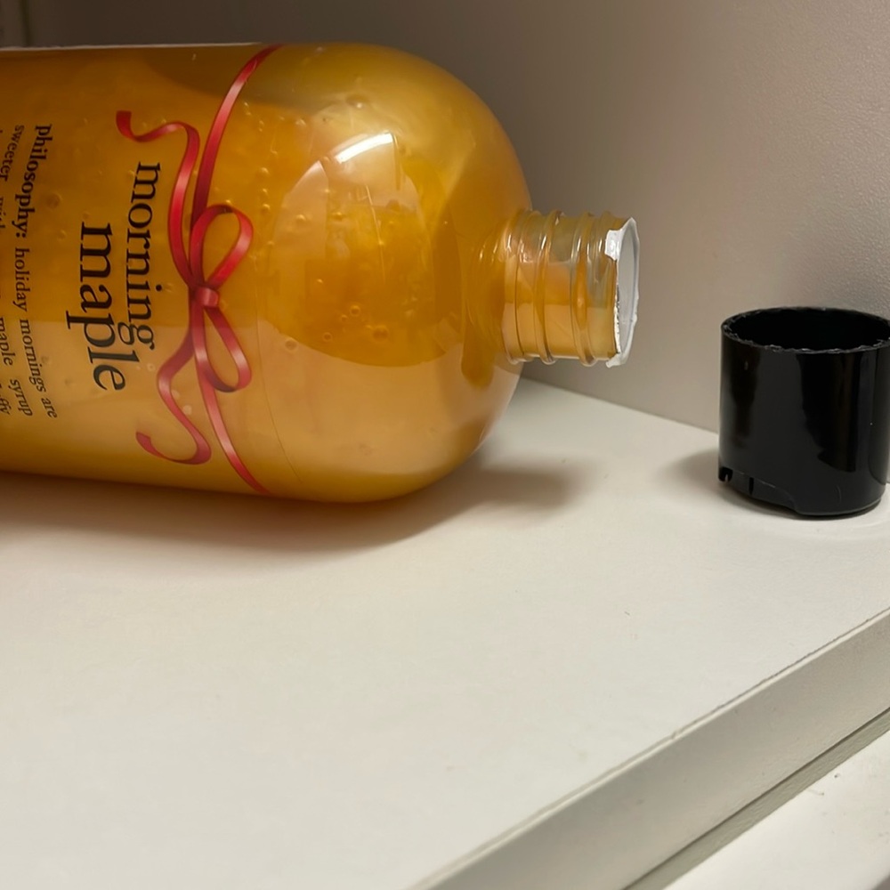 NEW Philosophy Morning Maple shampoo, shower gel & bubble bath 16 oz - Picture 4 of 4